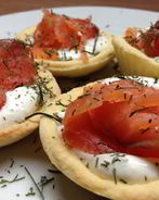 Тарталетки с форелью