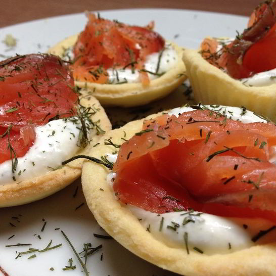 Рецепт тарталеток с форелью