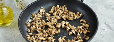 тарталетки с грибами и сыром в духовке. Шаг 3