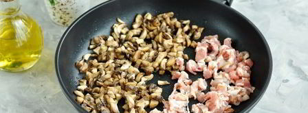 тарталетки с грибами и сыром в духовке. Шаг 4