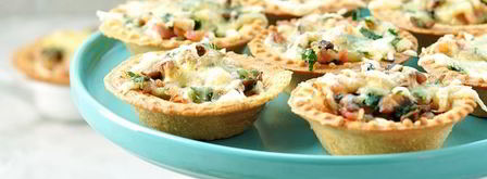 тарталетки с грибами и сыром в духовке. Шаг 9