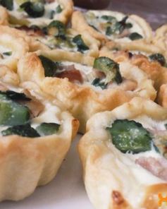 Тарталетки с копченой курицей