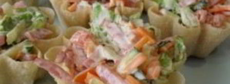 тарталетки с корейской морковью. Шаг 8