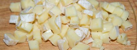 тарталетки с крабовыми палочками и сыром. Шаг 2