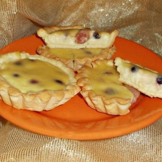 Рецепт тарталеток с кремом