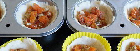 тарталетки с курагой и орехами. Шаг 8