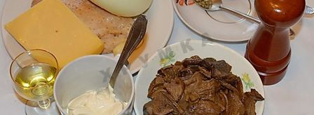 тарталетки с курицей и грибами. Шаг 3