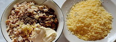 тарталетки с курицей и грибами. Шаг 6