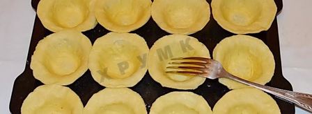 тарталетки с курицей и грибами. Шаг 8