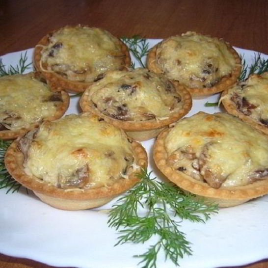Рецепт тарталеток с мясом