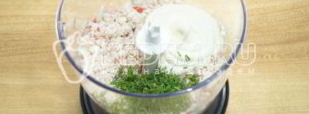 тарталетки с паштетом из крабового мяса. Шаг 3