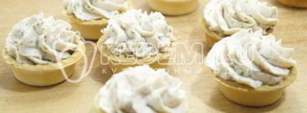 тарталетки с паштетом из крабового мяса. Шаг 5