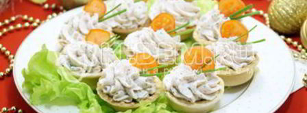 тарталетки с паштетом из крабового мяса. Шаг 7