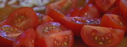 тарталетки с помидорами и соусом песто. Шаг 4