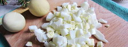 тарталетки с салатом из печени трески. Шаг 4