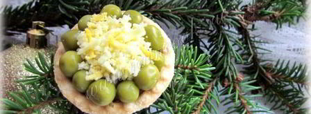 тарталетки с салатом из печени трески. Шаг 10