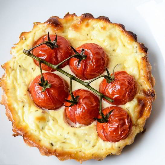 Рецепт тарталеток с сыром и помидорами