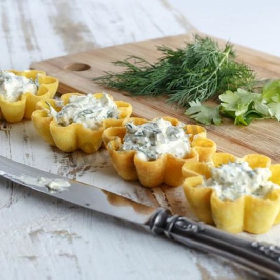 Рецепт тарталеток с творогом