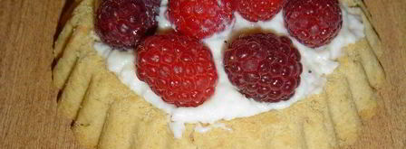 тарталетки с творожным кремом и малиной. Шаг 2