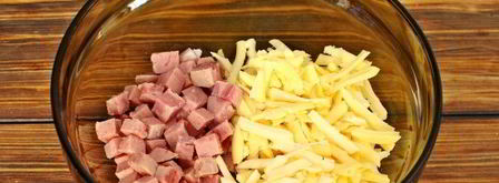 тарталетки с ветчиной и сыром. Шаг 5