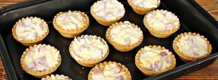 тарталетки с ветчиной и сыром. Шаг 8