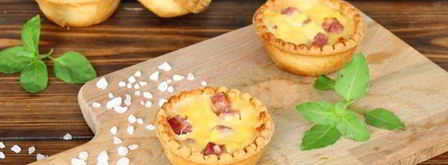 тарталетки с ветчиной и сыром. Шаг 9