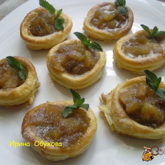Рецепт тарталеток с яблоками