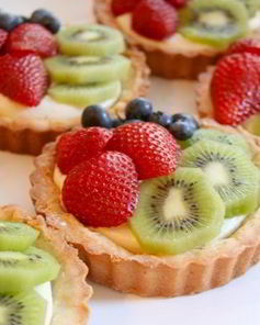 Тарталетки со сливочным сыром