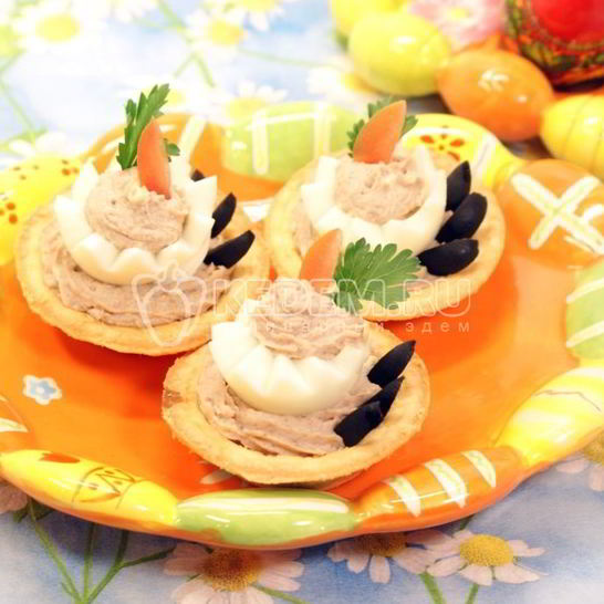 Рецепт тарталеток яичных тортики