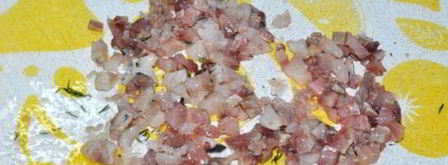 закуска с селедкой и свеклой в тарталетках. Шаг 2