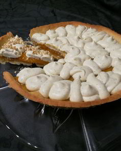 Абрикосовый тарт с франжипаном и миндальным крокантом