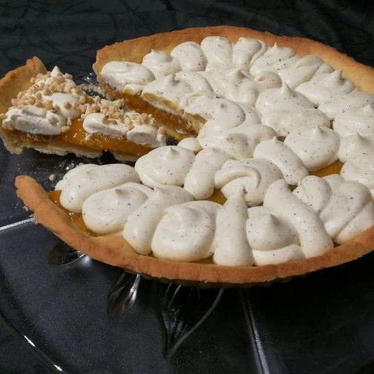 Рецепт абрикосового тарта с франжипаном и миндальным крокантом