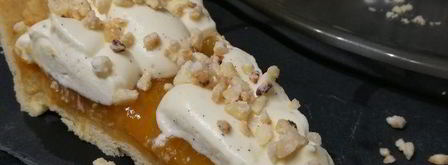 абрикосовый тарт с франжипаном и миндальным крокантом. Шаг 12