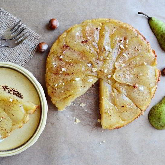 Рецепт грушевого тарта с корицей