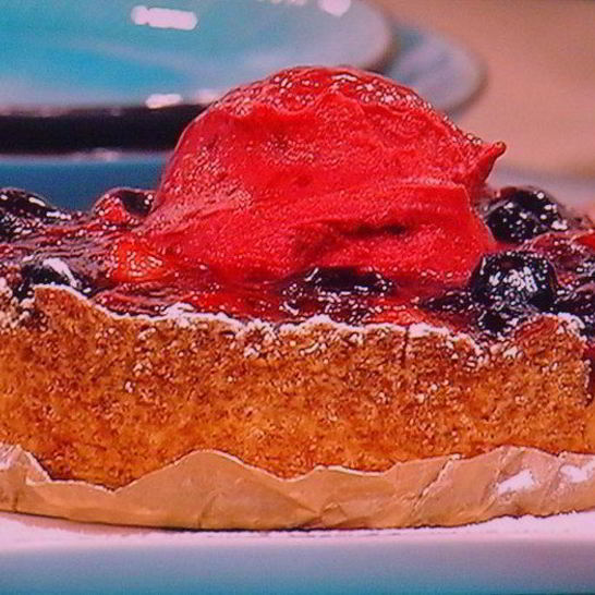 Рецепт летнего ягодного тарта и ягодный сорбе