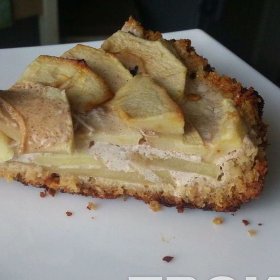 Рецепт овсяного тарта с яблоками