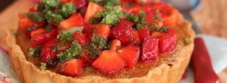 персиковый тарт с клубничной сальсой. Шаг 2