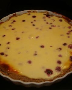 Ржаной тарт с черной смородиной