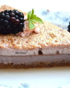 Шелковый тарт с ежевикой