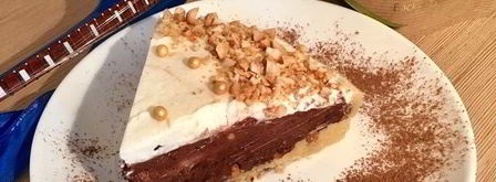 шоколадно-арахисовый тарт мужская страсть. Шаг 18