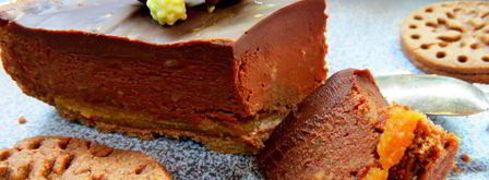 шоколадно-каштановый тарт. Шаг 21