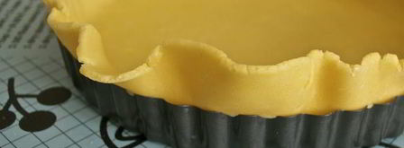 шоколадно-сливочный тарт с фруктами. Шаг 2