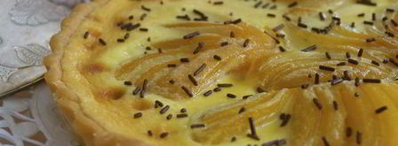 шоколадно-сливочный тарт с фруктами. Шаг 11