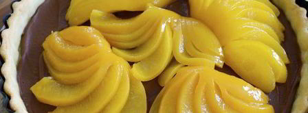 шоколадно-сливочный тарт с фруктами. Шаг 7