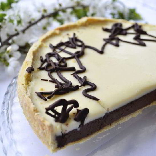 Рецепт тарта два шоколада