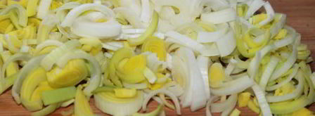 тарт из поленты с луком пореем. Шаг 3