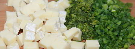 тарт из поленты с луком пореем. Шаг 4