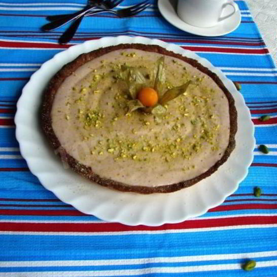 Рецепт тарта с клубничным джемом и муссом