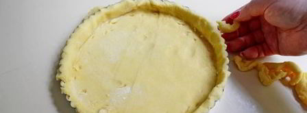 тарт с кремом из пудинга и клубники. Шаг 4