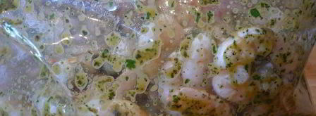 тарт с креветками и луком-пореем. Шаг 3